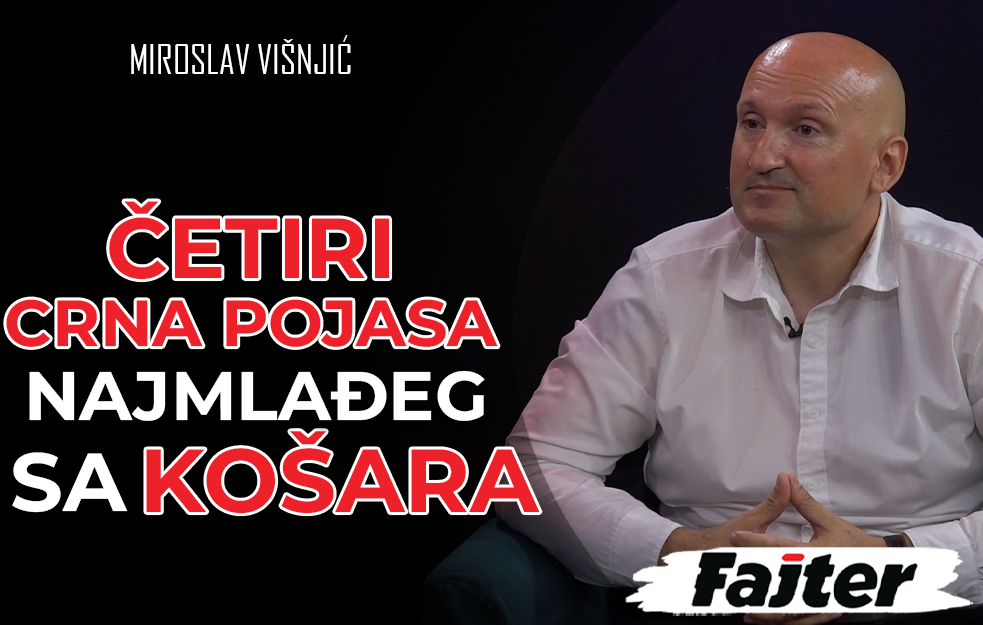 MIROSLAV VIŠNJIĆ: ČETIRI CRNA POJASA NAJMLAĐEG SA KOŠARA (VIDEO)